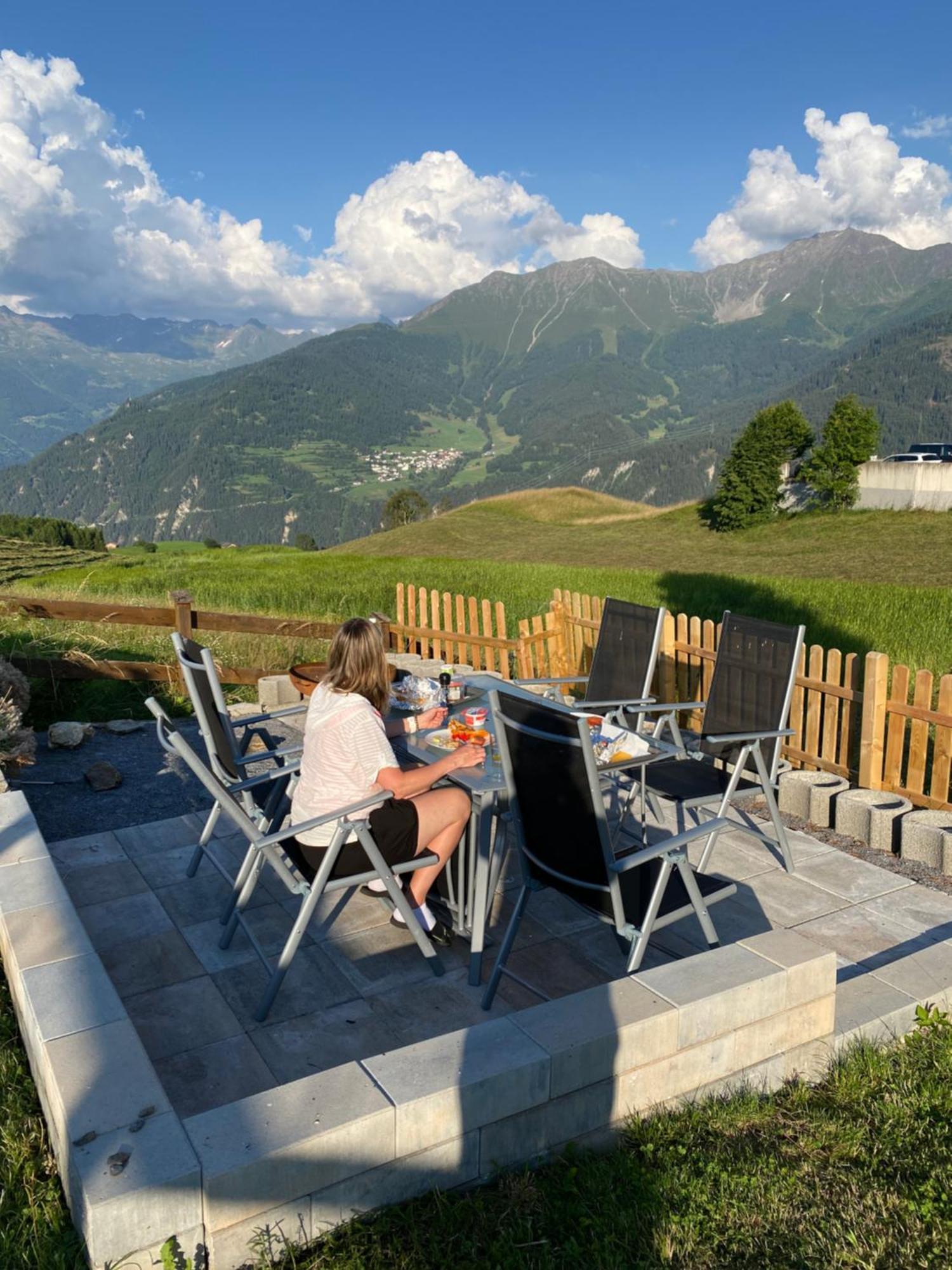 Ferienwohnung Alpenglück Fiss Exterior foto